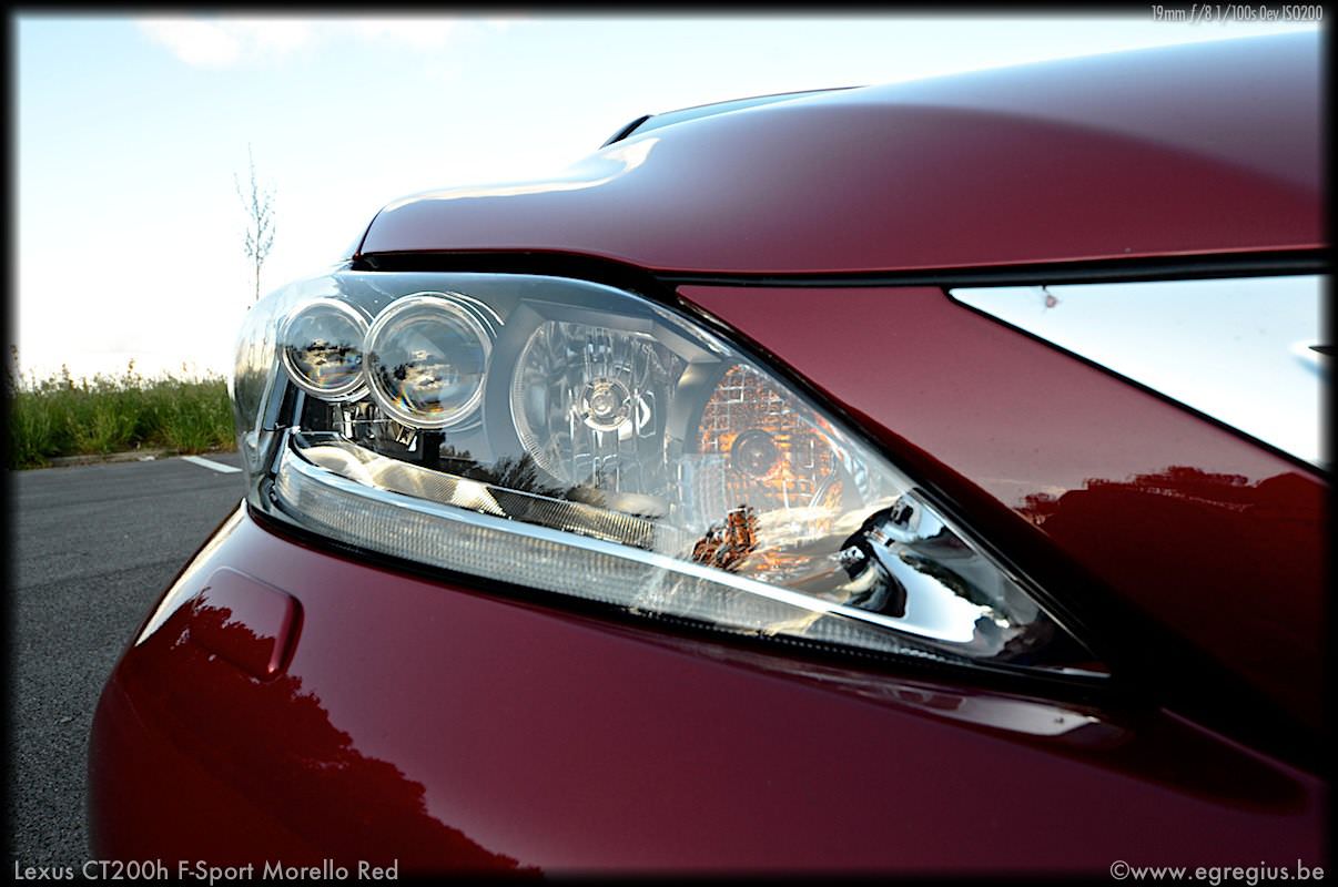 Lexus CT200h F-Sport Morello Red